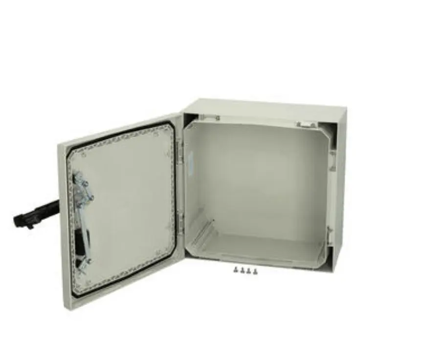 Produktfoto 1 von Fibox ARCA 404021S No MP Polycarbonat Wandanschlusskasten Hellgrau IP66, HxBxT 400 mm, 400 mm x 210 mm