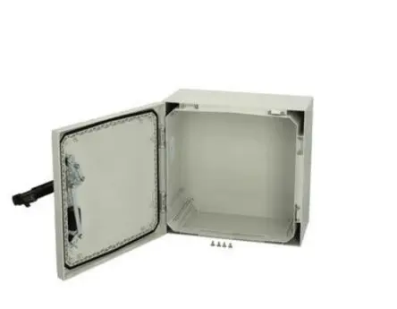 Produktfoto 1 von Fibox ARCA 404021S No MP Polycarbonat Wandanschlusskasten Hellgrau IP66, HxBxT 400 mm, 400 mm x 210 mm