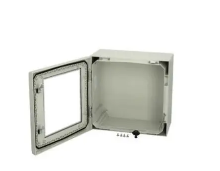 Produktfoto 1 von Fibox ARCA 404021W No MP Polycarbonat Wandanschlusskasten Klar, Hellgrau IP66 Transparente Tür, HxBxT 400 mm, 400 mm x