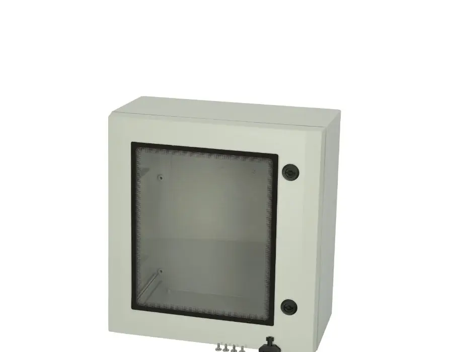 Produktfoto 1 von Fibox ARCA 505021W Polycarbonat Wandanschlusskasten Umschlag: Klar Transparent, Hellgrau IP66 Transparente Tür, HxBxT