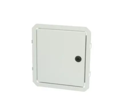 Fibox Serie ARCA Gehäusetür Typ Einzeltür Abschließbar B. 380mm H. 380 mm 30 mm L. 380 mm Galvanisierter Stahl Weiß