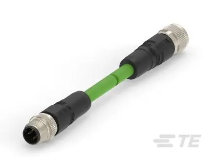 Produktfoto 1 von TE Connectivity TAD14545101-001 Cat5e Ethernet-Kabel, 0.5 m, Grün 4 Abgeschirmt Geschirmt, Aussen ø 6.65 mm Außen-ø ,