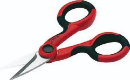 Produktfoto 1 von NWS Schere Werkzeugstahl 140 mm Mehrkomponenten-Griff Drehpunkt einstellbar