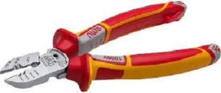 Produktfoto 1 von NWS N1351 VDE 1000V zugelassen Seitenschneider Höhensicher Nicht parkend 190mm / Backen 1mm, 2 mm, Schneidleistung 4 mm