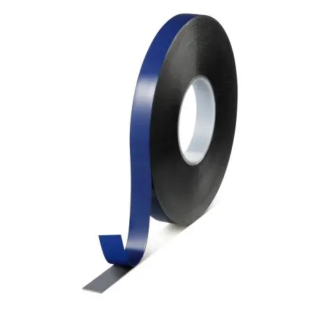 Produktfoto 1 von Tesa ACXplus 7063 Tesa ACXplus 7063 Acrylschaum Schaumstoff Klebeband doppelseitig, Schwarz, Stärke 0.8 mm, 19mm x 25 m,