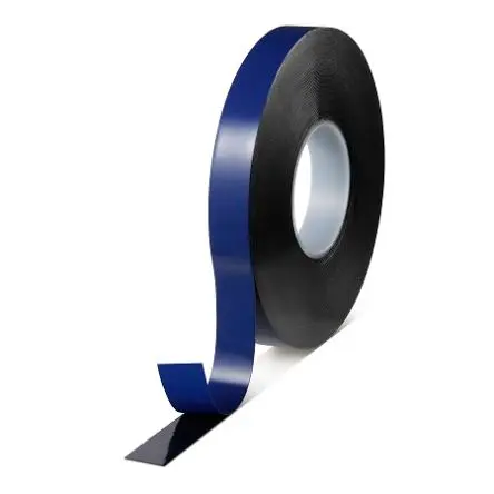 Produktfoto 1 von Tesa ACXplus 7063 Tesa ACXplus 7063 Acrylschaum Schaumstoff Klebeband doppelseitig, Schwarz, Stärke 0.8 mm, 25mm x 25 m,