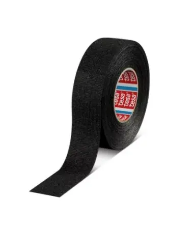 Produktfoto 1 von Tesa Tesa 51608 51608 PET-Vlies Kabelbaumklebeband, Polyethylenterephthalat Schwarz, 0.28 mm x 19mm x 15 m