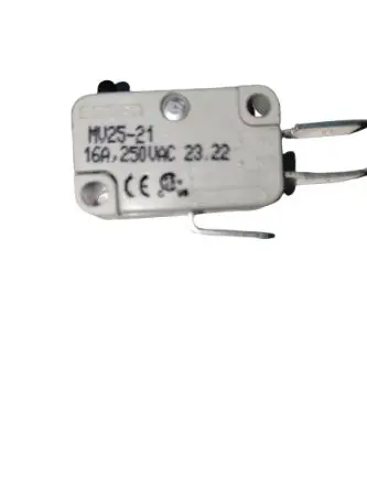 Produktfoto 1 von RS PRO Mikroschalter Stößel-Betätiger Schnellverbindung, 1-poliger Umschalter, 250 V ac, 220 V dc, 10A IP40 100g -55 °C
