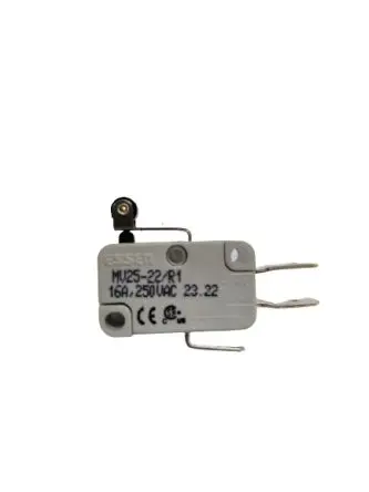 Produktfoto 1 von RS PRO Mikroschalter Kurzer Rollenhebel-Betätiger Schnellverbindung, 1-poliger Umschalter, 250 V ac, 220 V dc, 16A IP40