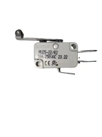 Produktfoto 1 von RS PRO Mikroschalter Rollenhebel lang-Betätiger Schnellverbindung, 1-poliger Umschalter, 250 V ac, 220 V dc, 16A IP40