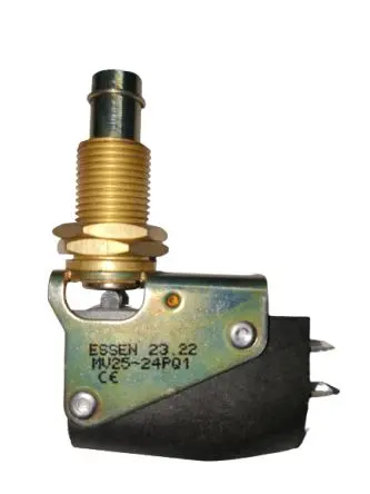 Produktfoto 1 von RS PRO Mikroschalter Federstößel-Betätiger Schnellverbindung, 1-poliger Umschalter, 250 V ac, 220 V dc, 16A IP40 400g
