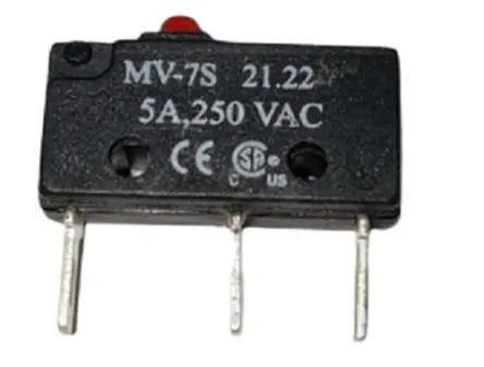 Produktfoto 1 von RS PRO Mikroschalter Stößel-Betätiger Schraube, 1-poliger Umschalter, 250 V ac, 250 V dc, 5A IP40 142g -10 °C - 70 °C