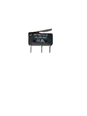 Produktfoto 1 von RS PRO Mikroschalter Hebel-Betätiger Schraube, 1-poliger Umschalter, 250 V ac, 250 V dc, 5A IP40 50g -10 °C - 70 °C