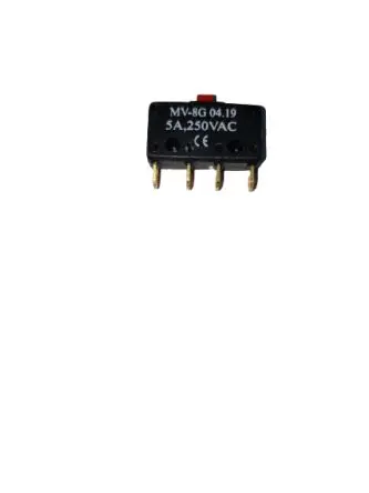 Produktfoto 1 von RS PRO Mikroschalter Stößel-Betätiger Lot, 1-poliger Umschalter, 250 V ac, 250 V dc, 5A IP40 150g -10 °C - 85 °C