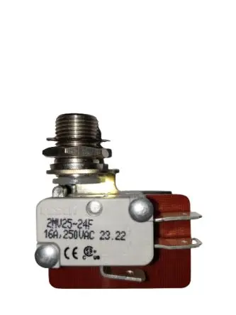 Produktfoto 1 von RS PRO Mikroschalter Tastend-Betätiger Schnellverbindung, 2-poliger Umschalter, 250 V ac, 220 V dc, 16A IP40 800g -55 °C
