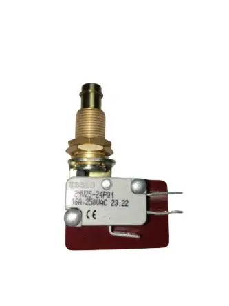 Produktfoto 1 von RS PRO Mikroschalter Federstößel-Betätiger Schnellverbindung, 2-poliger Umschalter, 250 V ac, 220 V dc, 16A IP40 800g