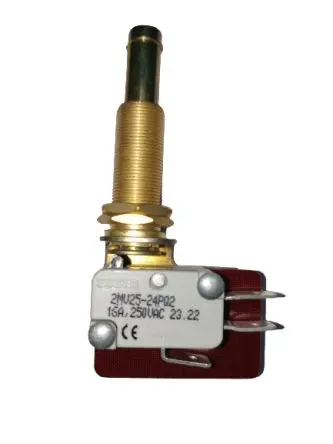 Produktfoto 1 von RS PRO Mikroschalter Federstößel-Betätiger Schnellverbindung, 2-poliger Umschalter, 250 V ac, 220 V dc, 16A IP40 800g