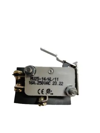 Produktfoto 1 von RS PRO Mikroschalter Hebel-Betätiger Schraube, 1-poliger Umschalter, 250 V ac, 16A IP40 120g -55 °C - 85 °C