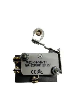 Produktfoto 1 von RS PRO Mikroschalter Rollenhebel-Betätiger Schraube, 1-poliger Umschalter, 250 V ac, 220 V dc, 16A IP40 130g -55 °C - 85