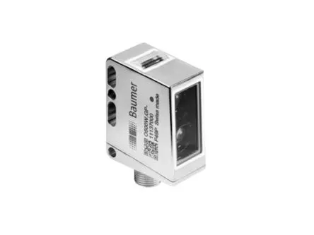 Produktfoto 1 von Baumer Rechteckig Optischer Sensor, Lichtschranke SmartReflect, Push-Pull Ausgang, 12-polig M4