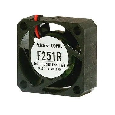 Produktfoto 1 von Nidec Components F251R Axiallüfter, Hülse, 5V dc / 300 mW 60 mA, 0.04 m³/min 25 mm 25mm 25 mm