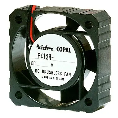Produktfoto 1 von Nidec Components F412R Axiallüfter, Hülse, Kugel, 5V dc / 500 mW 100 mA, 0.15 m³/min 41 mm 12.2mm