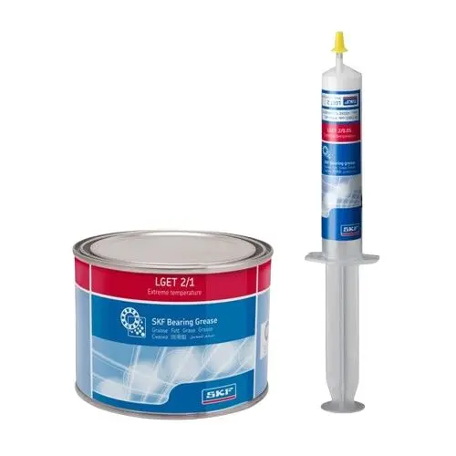 Produktfoto 1 von SKF SKF LGET 2 Polytetrafluorethylen Fett Cremefarben -40 °C bis 260 °C, Zinn 1 kg