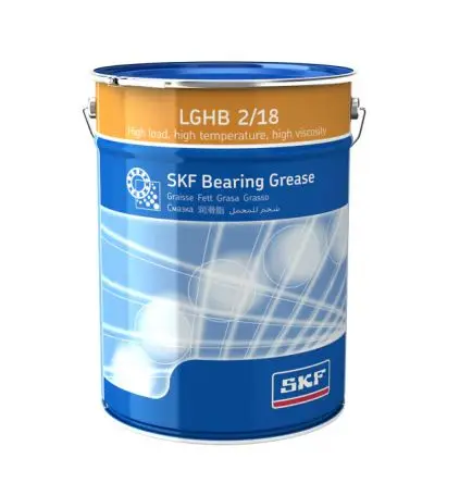 Produktfoto 1 von SKF SKF LGHB 2 Mineralöl Fett Braun -20 °C bis 150 °C, Eimer 18 kg