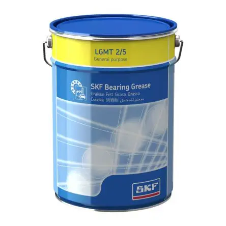 Produktfoto 1 von SKF SKF LGMT 2 Lithiumkomplexseife Fett Braun, Rot -30 °C bis 120 °C, Zinn 5 kg