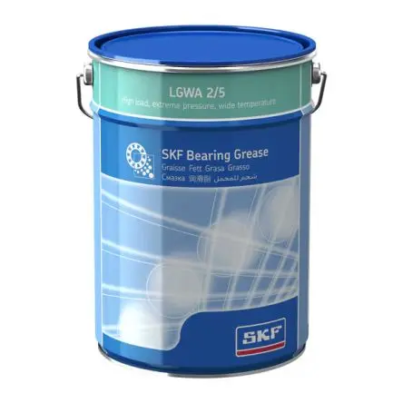 Produktfoto 1 von SKF SKF LGWA 2 Mineralöl Fett Gelb -30 °C bis 140 °C, Zinn 5 kg