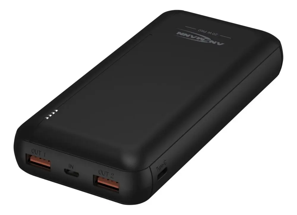 Produktfoto 1 von Ansmann ANSMANN Powerbank, mit USB Ausgang, 5/12 V / 3 A