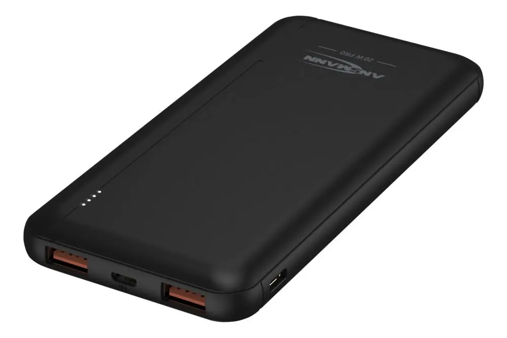 Produktfoto 1 von Ansmann 1700 Powerbank 10 Ah, mit USB Ausgang, 5/12 V / 3 A