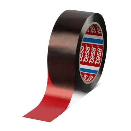 Produktfoto 1 von Tesa 04156-00024-01 tesa 4156 PV 1 Zellophan Spezialklebeband für Filmhalterung, Stärke 60 μm 48mm x 66 m