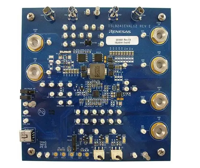 Produktfoto 1 von Renesas Electronics Demobausatz Abwärtswandler, ISL9241EVAL1Z Abwärts-/Aufwärts-Controller, für ISL9241