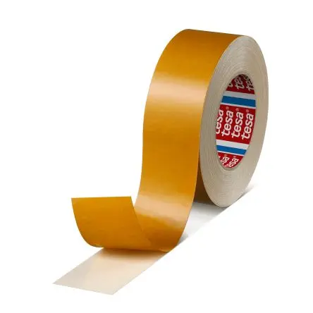 Produktfoto 1 von Tesa Tesa 4964 4964 Doppelseitiges Klebeband mit Geweberücken, Tuch Weiß, 0.39 mm x 50mm x 25 m