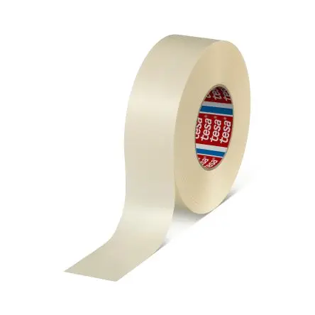 Produktfoto 1 von Tesa 04432-00151-00 Tesa 4432 Papier Flachrückseitiges Papierklebeband, Stärke 330 μm Naturgummi-Kleber 50mm x 50 m