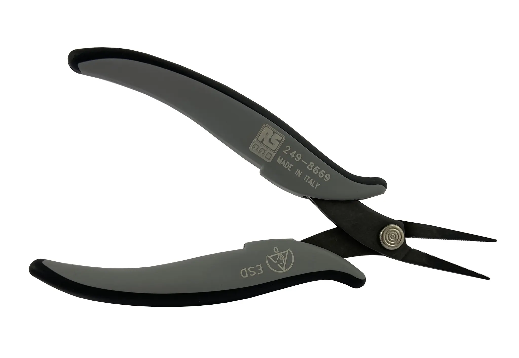 Produktfoto 1 von RS PRO Spitzzange / Backen 28mm Glatt 160 mm ESD-Sicherheit