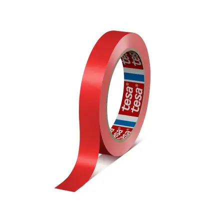 Produktfoto 1 von Tesa 60404-00011-00 Tesa 60404 Polyvinylchlorid Hochwertiges Verpackungsband Blau, Rot, Grün, Schwarz, Gelb, Stärke 67