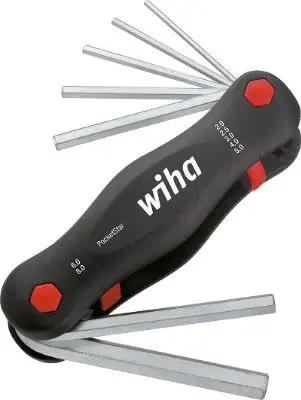 Produktfoto 1 von Wiha Sechskantschlüsselsatz Klappbar Zoll Lang 2 to 8 mm