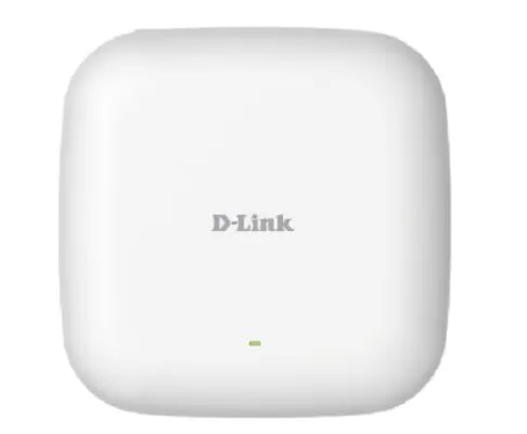 Produktfoto 1 von D-Link Nuclias Connect Wireless AC1200 Wave 2 Dual-Band PoE Access Point Drahtloser Zugangspunkt, 1200Mbps 1-Port