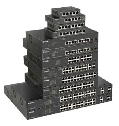 Produktfoto 1 von D-Link 8-Port Gigabit Smart Managed Switch Gigabit-Switch Desktop 8-Port Smart 10/100/1000Mbit/s UK 145 x 82 x 28mm
