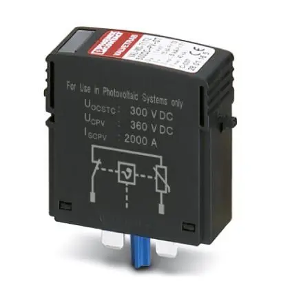 Produktfoto 1 von Phoenix Contact, Überspannungsableiter, 1-phasig, 1.4 kV 40 kA Sockelelement VALVETRAB PV VAL-MS