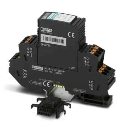 Produktfoto 1 von Phoenix PT-IQ Überlastschutzgerät Überspannungsschutz 10 kA 6V dc, DIN-Hutschiene, -40 °C→70 °C