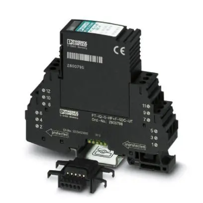 Produktfoto 1 von Phoenix PT-IQ Überlastschutzgerät Überspannungsschutz 10 kA 6V dc, DIN-Hutschiene, -40 °C→70 °C