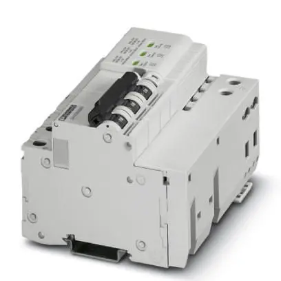 Produktfoto 1 von Phoenix Contact, Überspannungsableiter, 3-phasig, 2.5 kV 30 kA DIN-Hutschiene VALVETRAB VAL-CP-MCB