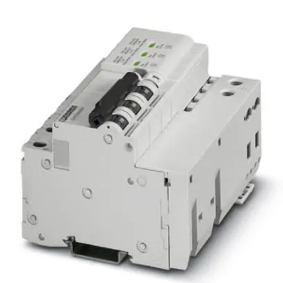 Produktfoto 1 von Phoenix Contact, Überspannungsableiter, 3-phasig, 2.5 kV 30 kA DIN-Hutschiene VALVETRAB VAL-CP-MCB