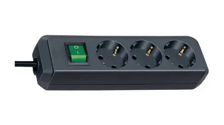 Produktfoto 1 von brennenstuhl Verlängerungskabel, 5 m, 3-fach, Typ F - Deutscher Schutzleiterkontakt, USB IP65, IP67, IP69K 30V