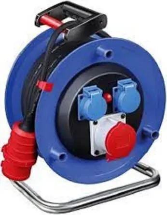 Produktfoto 1 von brennenstuhl Kabeltrommel, 30 m, 2-fach, CEE IP65, IP69K, IP67 30V Aufrollautomatik