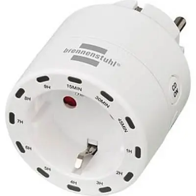 Produktfoto 1 von brennenstuhl Steckdose Europabuchse, Typ E, USB Typ C Innen Weiß / 13A