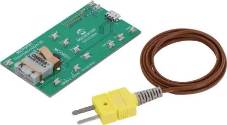 Produktfoto 1 von Microchip MCP9601 Evaluierungsboard, Evaluierungsplatine Entwicklungstool Sensor, Thermoelementsensor für MCP9601